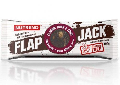 Nutrend Flapjack gluten-free čokoláda+višeň s hořkou čokoládou