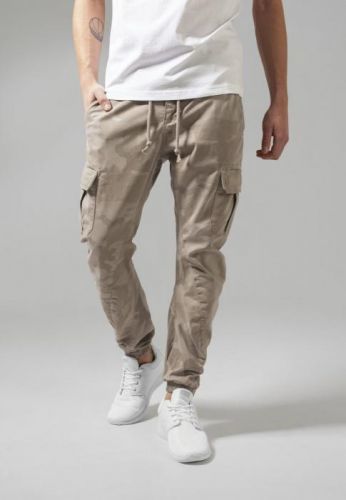 Camo Cargo Jogging Pants - sand camo 28