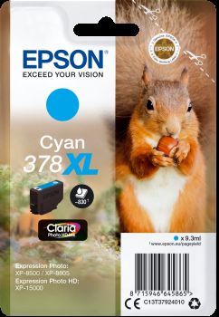 Epson náplň Claria 378XL T3792 azurová C13T37924010