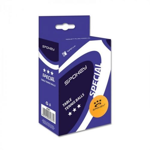 Spokey SPECIAL-Pingpongové míčky 3* oranžové , 6 ks