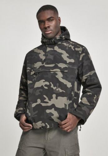 Fleece Pull Over Windbreaker - darkcamo 3XL