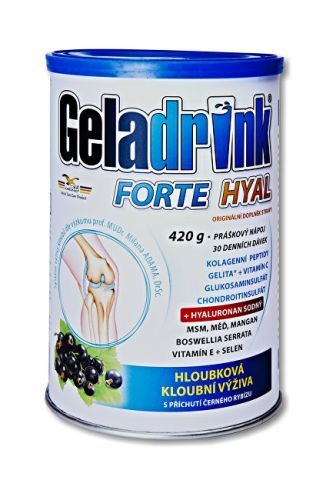 Orling Geladrink Forte HYAL 420 g příchuť černý rybíz