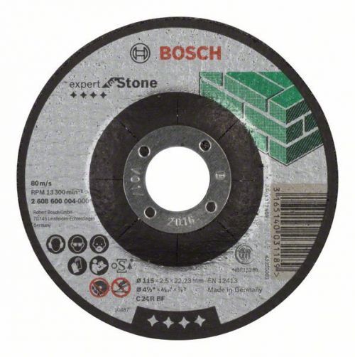 Dělicí kotouč profilovaný Expert for Stone - C 24 R BF, 115 mm, 2,5 mm - 3165140031189 BOSCH