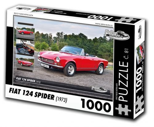 Puzzle FIAT 124 SPIDER (1973) - 1000 dílků