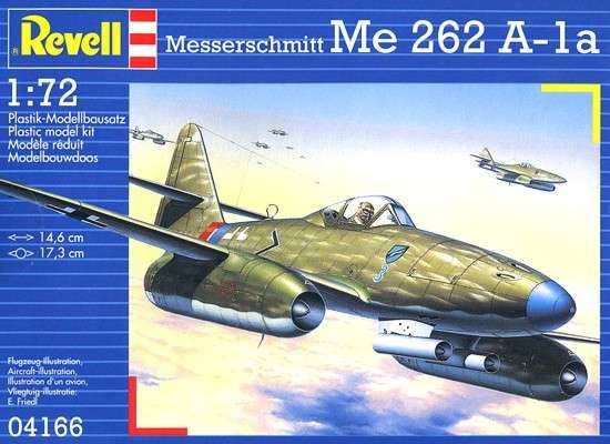 REVELL Revell model Messerschmitt Me 262 A-la 1:72