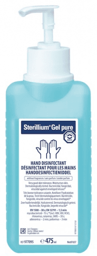 BODE Sterillium Gel pure 475ml s pumpičkou