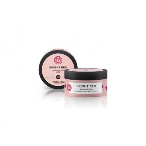 Maria Nila Jemná vyživující maska bez permanentních barevných pigmentů Bright Red (Colour Refresh Mask) 100 ml