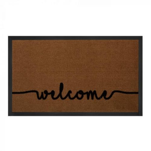 Protiskluzová rohožka Printy 103794 Lightbrown Anthracite - 40x60 cm Hanse Home Collection koberce