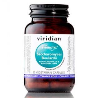 VIRIDIAN nutrition Saccharomyces Boulardii 30 kapslí