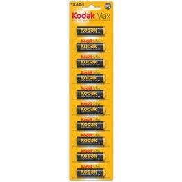 Baterie Kodak KAA-1 Alkaline Max balení 10 ks, tužkové
