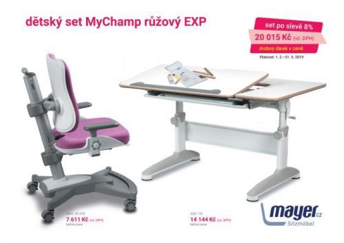 Mayer Dětský set růžový MyChamp - Expert