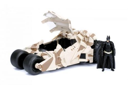Jada Toys | Batman The Dark Knight - Diecast Model 1/24 2008 Batmobile Camo s figurkou