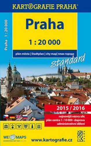Praha plán města 1:20 000
					 - neuveden