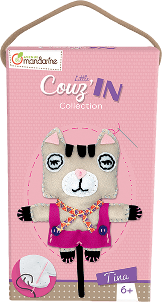 Dětské šití - kočička Tina