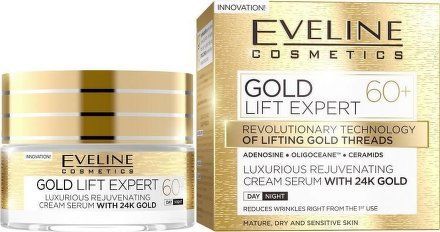 EVELINE GOLD LIFT Expert Denní/Noční krém 60+ 50ml