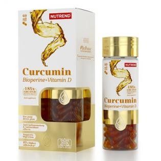 Nutrend Curcumin + Bioperine + Vitamin D  60 kapslí