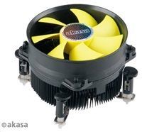 AKASA Chladič CPU AK-CC7117EP01 pro LGA775, LGA115X, 92mm low noise PWM fan, pro CPU se spotřebou až 95W
