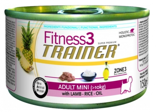 Nova Foods Trainer Fitness3 Adult Mini Lamb & Rice 150 g