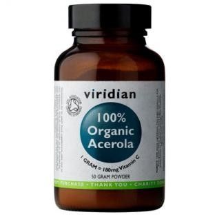 VIRIDIAN nutrition Organic Acerola 50g