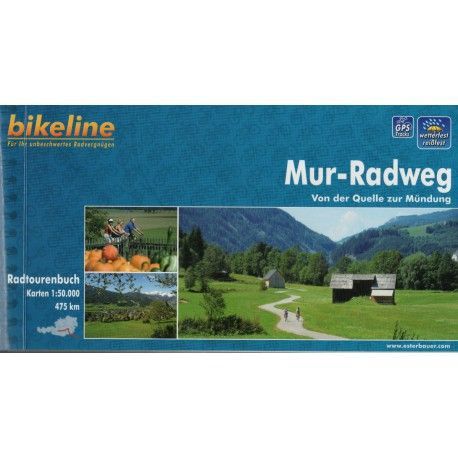 Bikeline Mur-Radweg/Murská cyklostezka 1:50 000 cykloprůvodce
