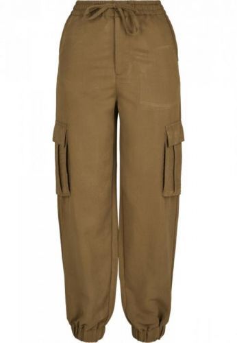 Ladies Viscose Twill Cargo Pants - summerolive L