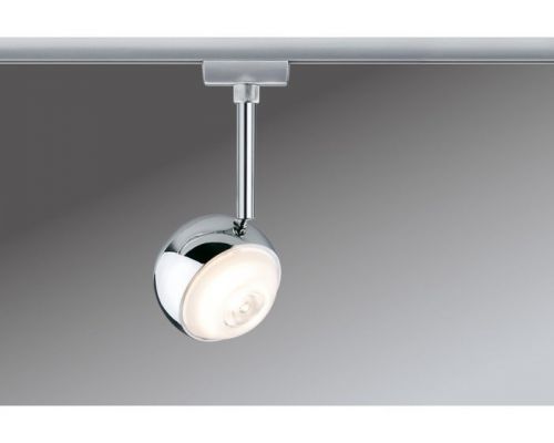 P 95455 URail LED spotové svítidlo Capsule II 6W chrom matný stmívatelné - PAULMANN