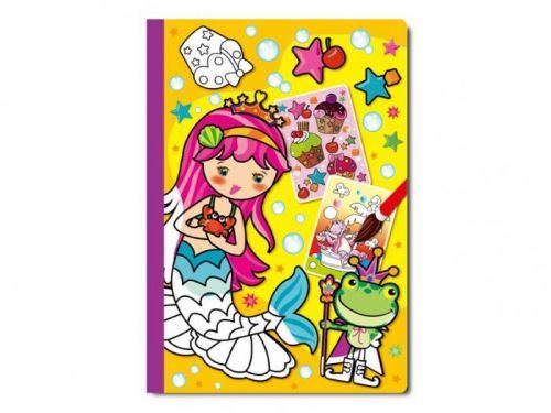 MFP malování vodou - kniha 8 obrázků 1001 (145x208mm)