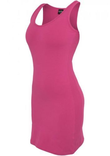 Ladies Sleeveless Dress - fuchsia L