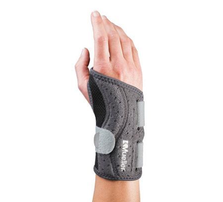 Ortéza na zápěstí Mueller Adjust-To-Fit Wrist Brace levá ruka