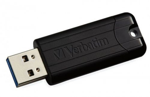 VERBATIM flashdisk 16GB USB 3.0 PinStripe USB Drive - Černá, 49316