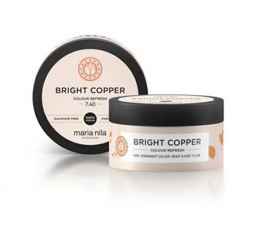 Maria Nila Jemná vyživující maska bez permanentních barevných pigmentů Bright Copper (Colour Refresh Mask) 100 ml