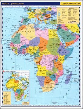 Afrika - příruční politická mapa A3/1:33 mil.
					 - neuveden