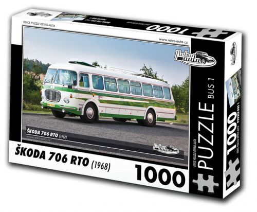 Puzzle BUS 1 - ŠKODA 706 RTO (1968) - 1000 dílků