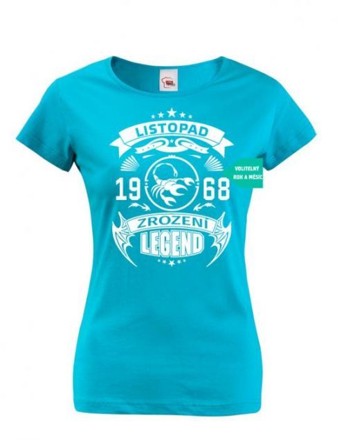 Dámské narozeninové tričko Zrození legendy - Heureka recenze 98 %