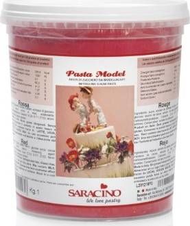 Modelovací hmota Saracino červená 1 kg