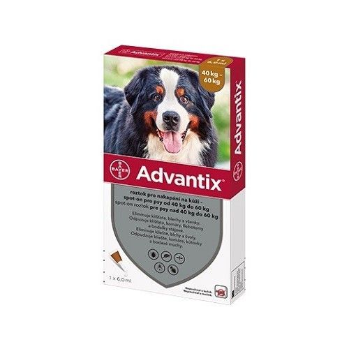 Advantix pro psy 40-60kg spot-on a.u.v.1x6ml