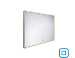 NIMCO Led zrcadlo zrcadlo LED 900x700 rám hliníkový ZP 13019V ZP 13019V