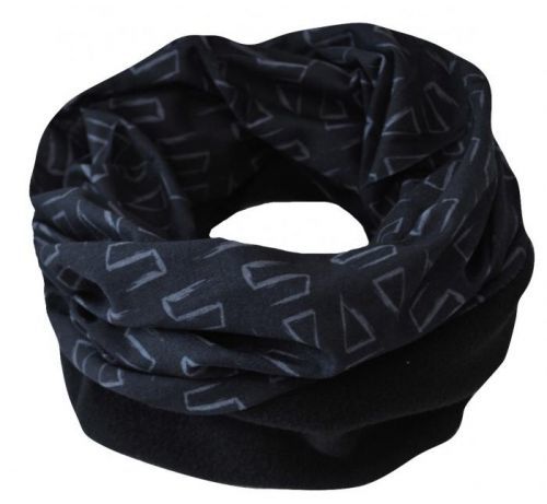 Sportovní šátek s fleecem Sulov Letter - černý