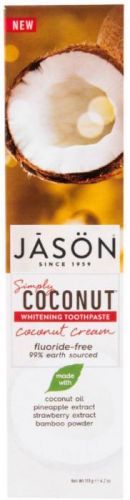Jason Zubní pasta simply coconut bělicí 119g