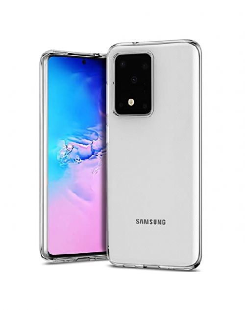 Pouzdro TopQ Samsung S20 Ultra 5G silikon průhledný ultratenký 0,5 mm 48479