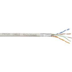 Ethernetový síťový kabel CAT 5e TRU COMPONENTS CAT 5e/CCA, F/UTP, 4 x 2 x 0.14 mm², bílá, 50 m