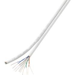 Ethernetový síťový kabel CAT 6 TRU COMPONENTS CAT 5e/CCA, F/UTP, 8 x 2 x 0.196 mm², bílá, 100 m