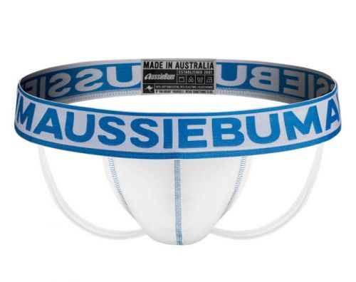 AussieBum SKLADEM ★ Pánské Jockstrap AussieBum FlashR Jock Blue Barva: Modrá, Velikost: XL