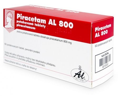 Piracetam AL 800 tablety potažené 60x800mg