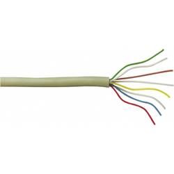 Datový kabel BKL Electronic, 4 x 2 x 0,6 mm, stíněný, šedá, 50 m