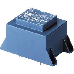 Transformátor do DPS Block EI 60/25,5, 230 V/2x 15 V, 2x 0,83 A, 25 VA