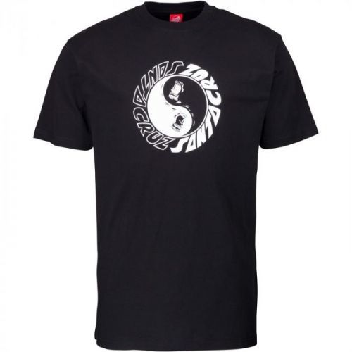 triko SANTA CRUZ - Scream Ying Yang T-Shirt Black (BLACK)