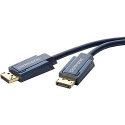 DisplayPort kabel clicktronic [1x zástrčka DisplayPort - 1x zástrčka DisplayPort] modrá 1.00 m