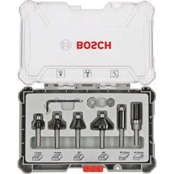 6 dílná sada Bosch Trim&Edging fréza, 8mm dříkem Bosch Accessories 2607017469