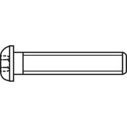 Čočkové šrouby s vnitřním šestihranem TOOLCRAFT, ISO 7380, M6 x 30, 50 ks